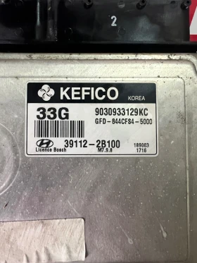 39112-2B100 HYUNDAI I30 1.4 16V компютър двигател 39112-2B100 M7.9.8 9030933129KC, снимка 2 - Части - 52526860