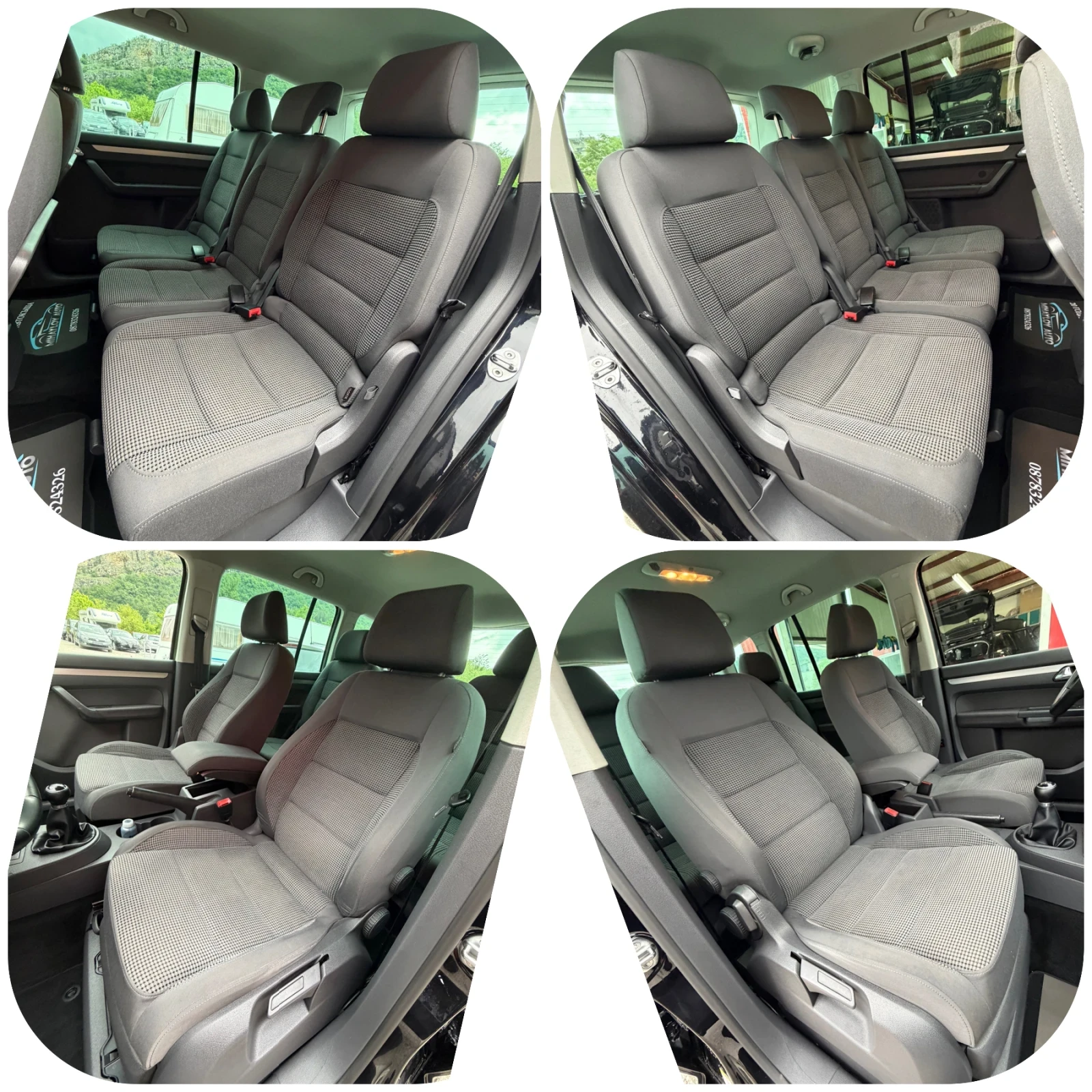 VW Touran 1.9TDI 174 450KM/KLIMATRONIK/PARKTRONIK/ЛЕТИ.ДЖ, снимка 11 - Автомобили и джипове - 54660864