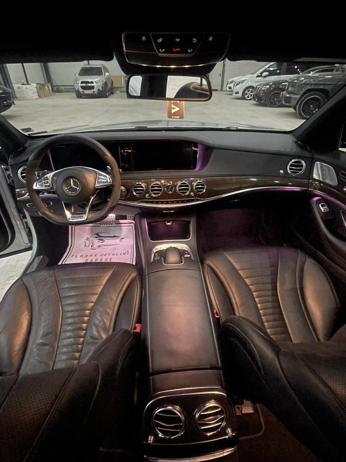 Mercedes-Benz S 500 AMG 6.3Face/360/Burm/distr/панор/обдух/вакум/ФУЛЛ!, снимка 9 - Автомобили и джипове - 54722029