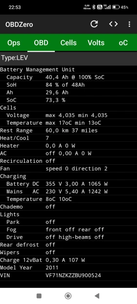 Citroen C - Zero, снимка 15