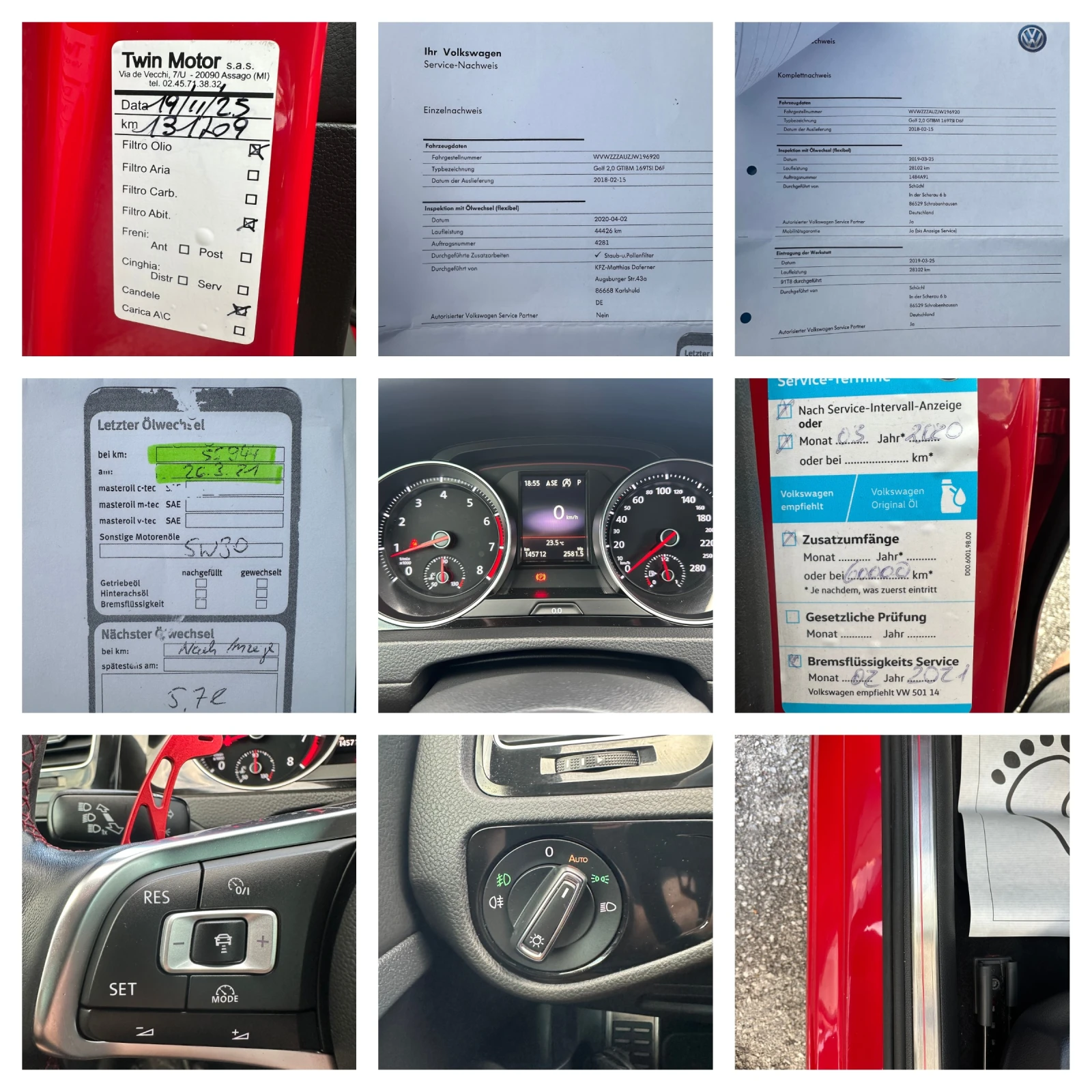 VW Golf 2.0GTi-7.5-FACELIFT-NAVI-LED-DIST-PDC-AUTOMAT-EUR6, снимка 14 - Автомобили и джипове - 55067647