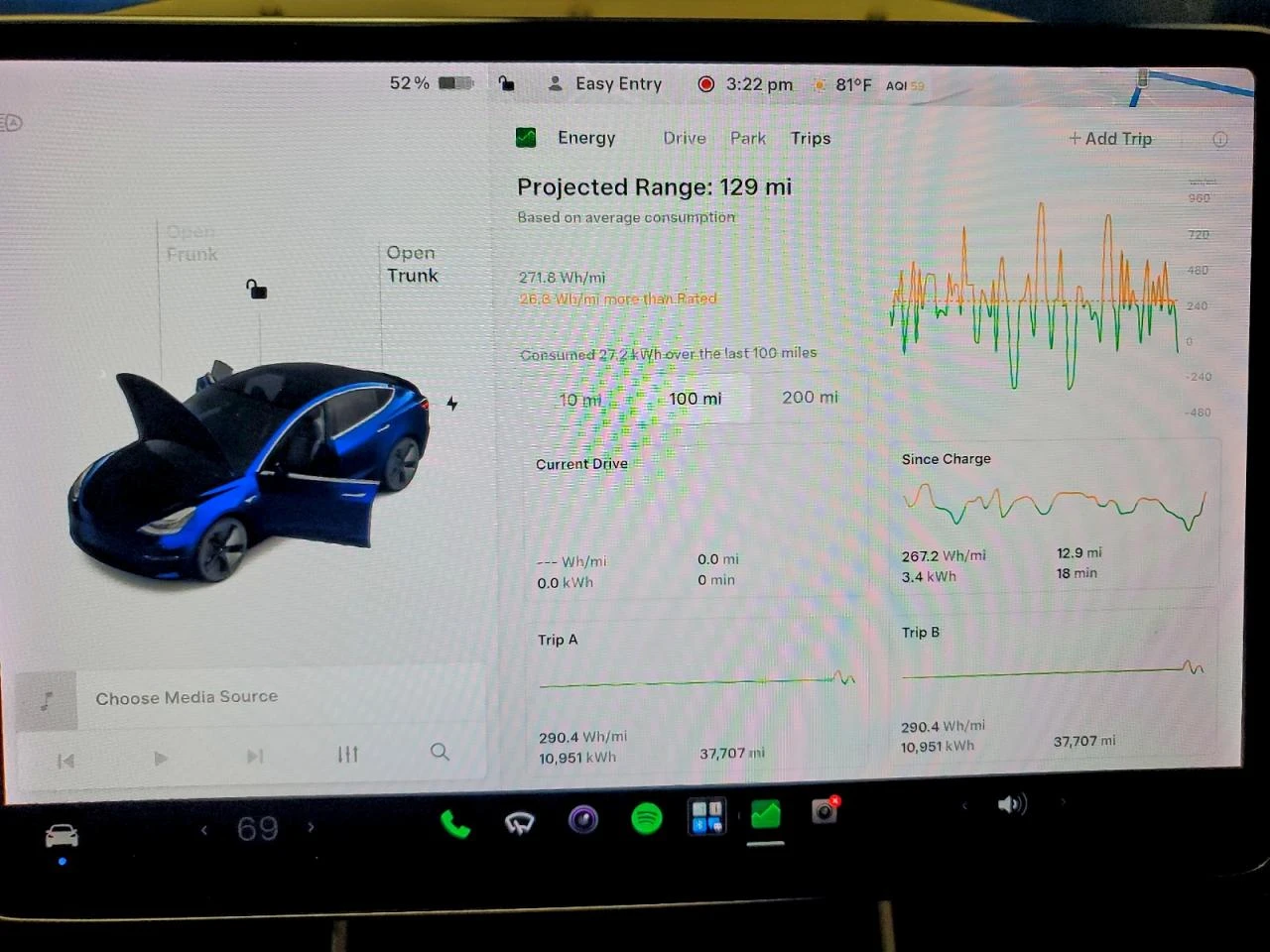 Tesla Model 3, снимка 9 - Автомобили и джипове - 55272185