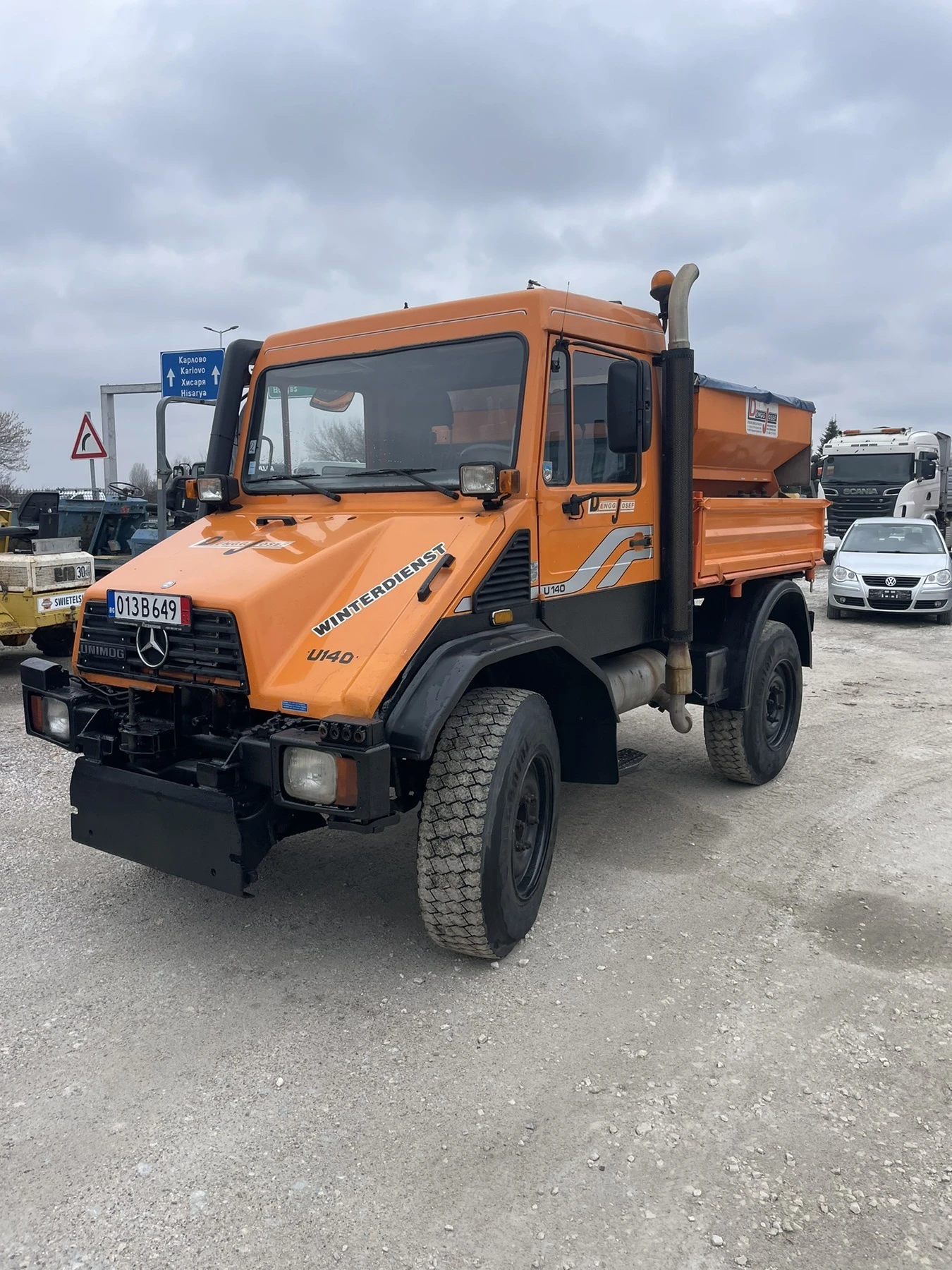 Mercedes-Benz UNIMOG U140, 4x4, Самосвал, ,  - изображение 5