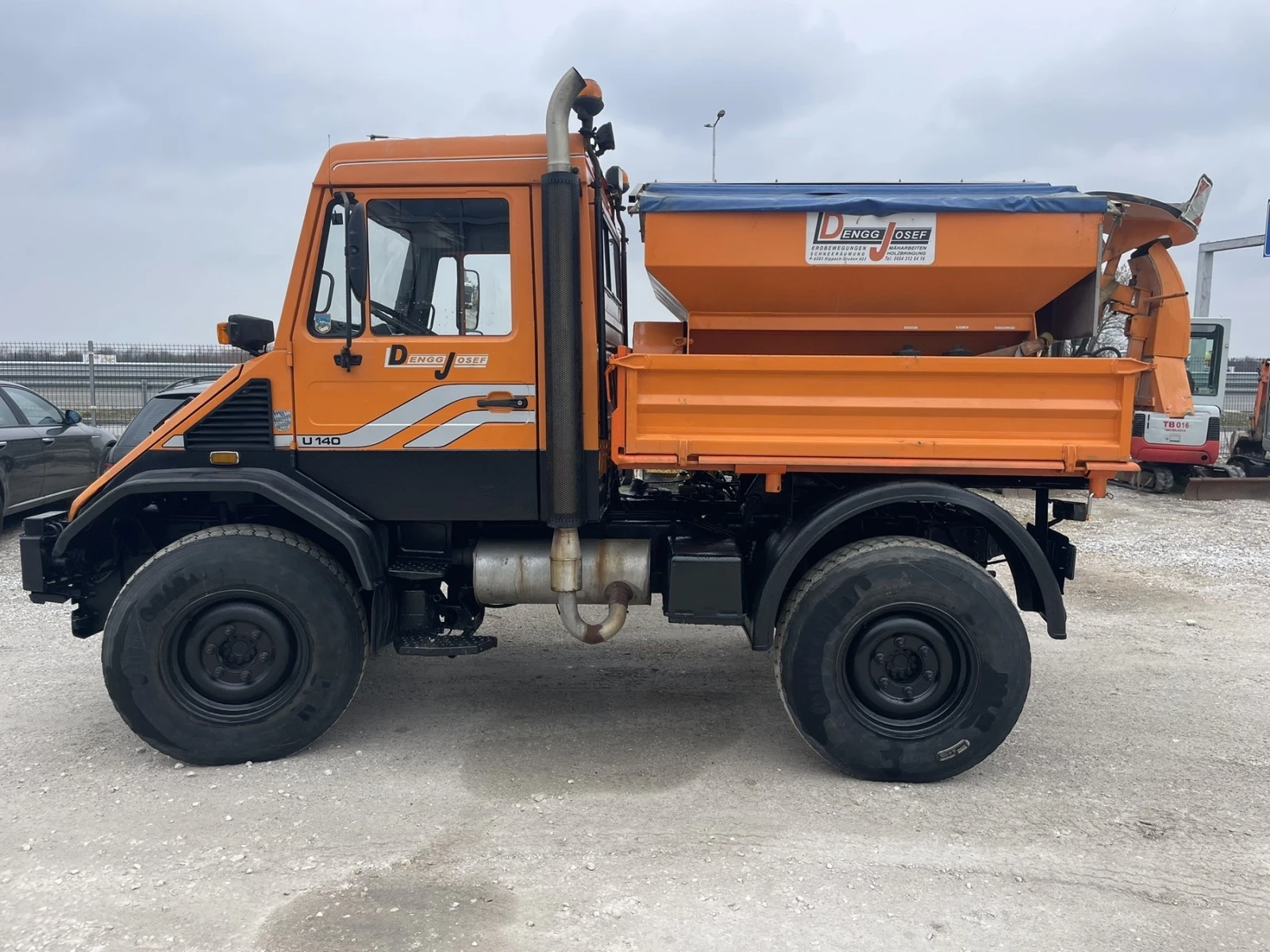 Mercedes-Benz UNIMOG U140, 4x4, Самосвал, ,  - изображение 10