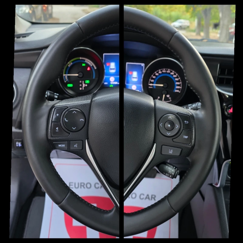 Toyota Auris 1.8 * HYBRID* FACELIFT* KEYLESS* DISTRONIC* SWISS, снимка 12 - Автомобили и джипове - 51800999