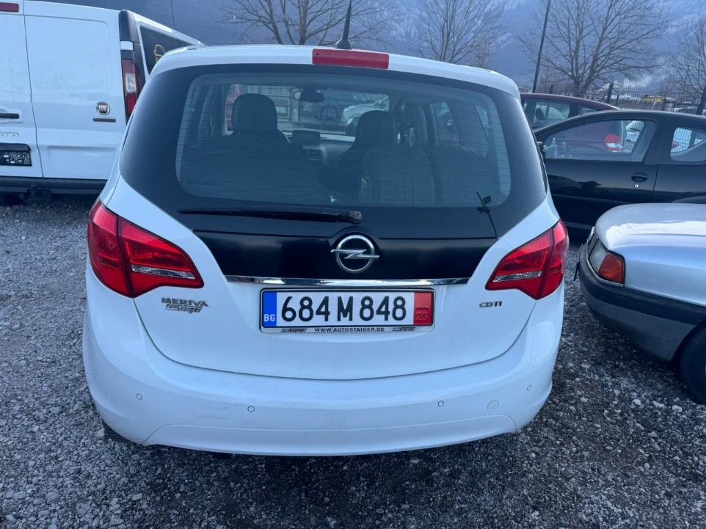 Opel Meriva 1.7D AVT NAVI исузу мотор 110 к.с стария мотор, снимка 6 - Автомобили и джипове - 54237727
