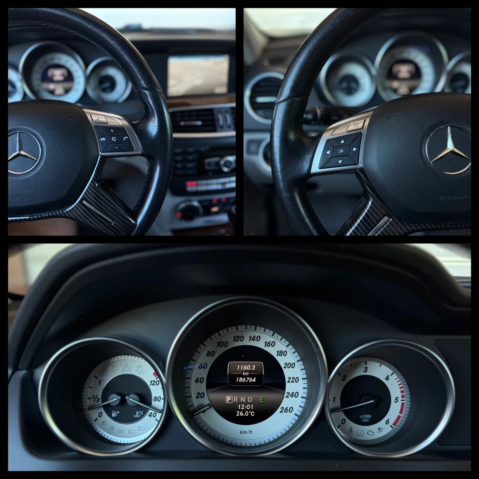 Mercedes-Benz C 300 3.0D 4 Matic ГАРАНЦИЯ 6 МЕСЕЦА ИЛИ 5000КМ Facelift, снимка 13 - Автомобили и джипове - 54882291
