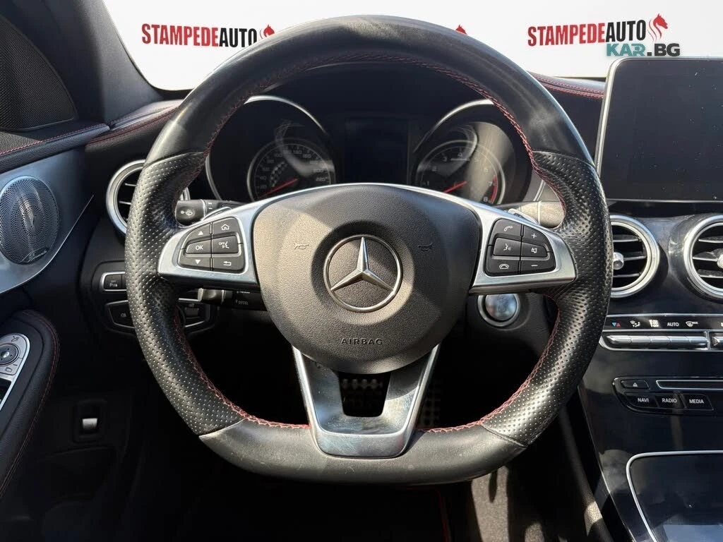 Mercedes-Benz C 43 AMG ПОДГРЕВ* КАМЕРА* BURMESTER* KEYLESS, снимка 13 - Автомобили и джипове - 55315128