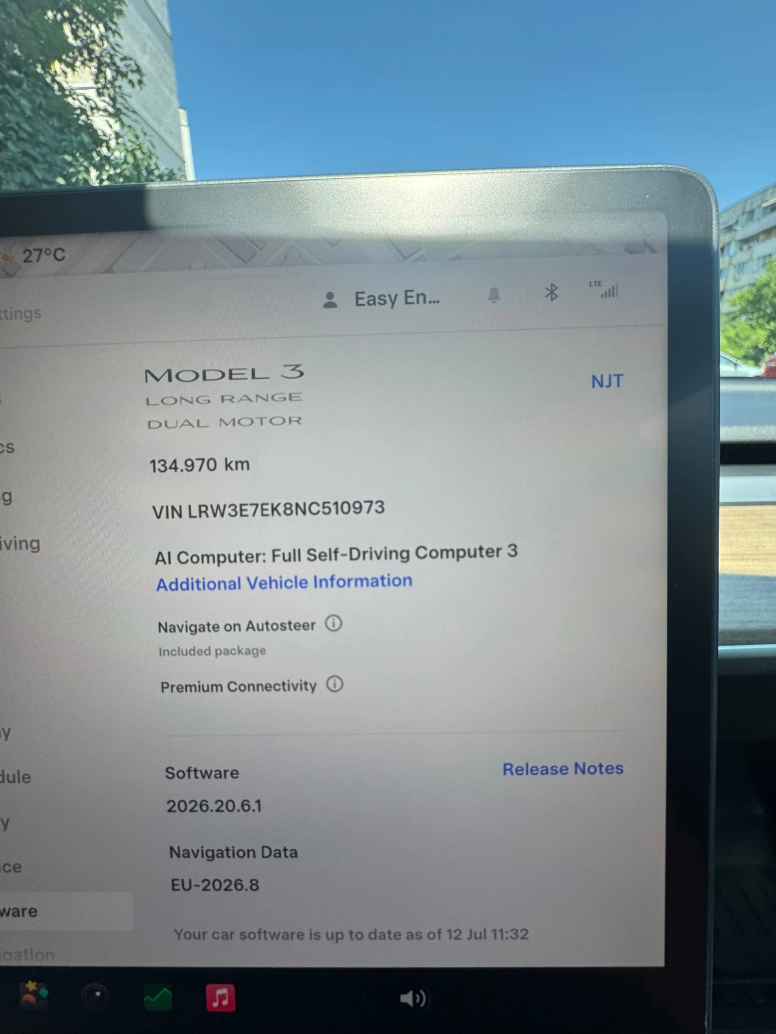 Tesla Model 3 Long Range Dual Motor (AMD Ryzen) 2022 гаранция, снимка 10 - Автомобили и джипове - 55272889