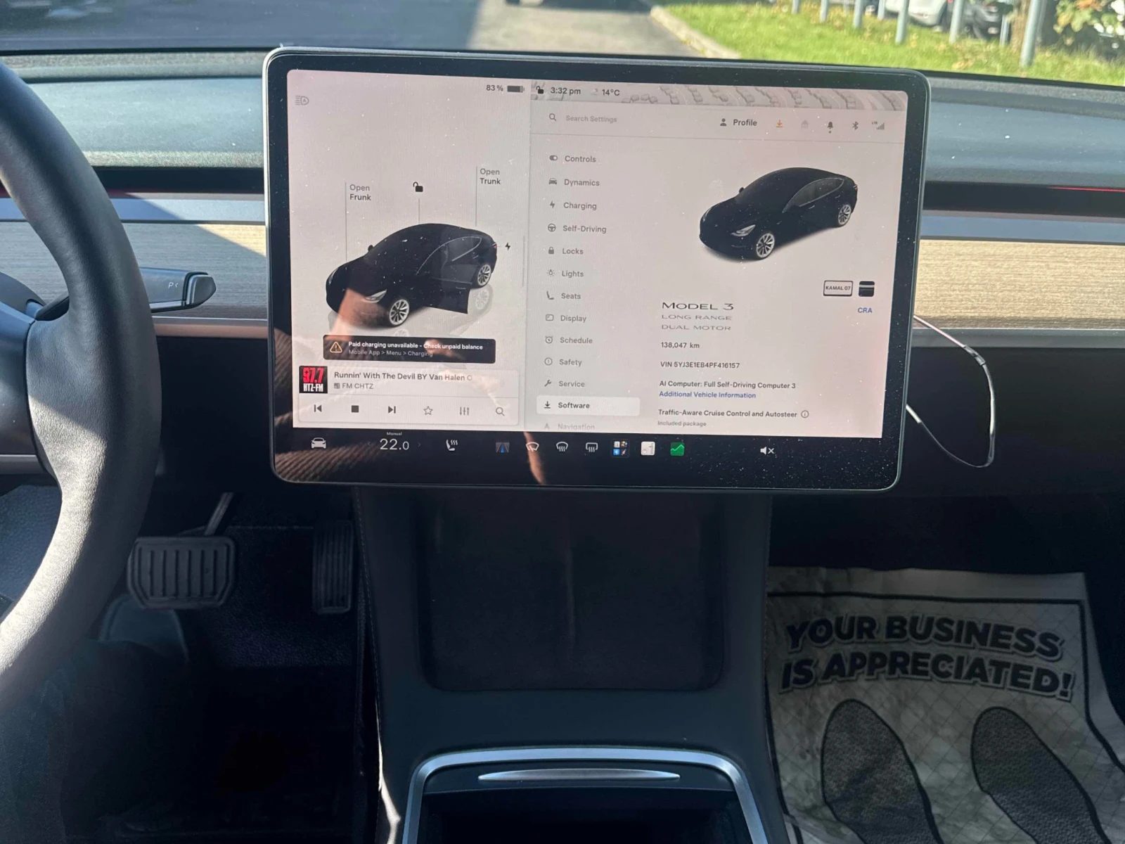 Tesla Model 3 Long Range / Carfax / Лизинг, снимка 9 - Автомобили и джипове - 56557717
