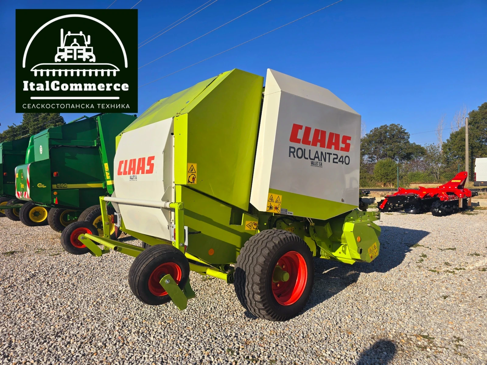 Балировачка Claas ROLLANT 250 Мрежа+ сезал+ вал за бързо прибиране - изображение 9