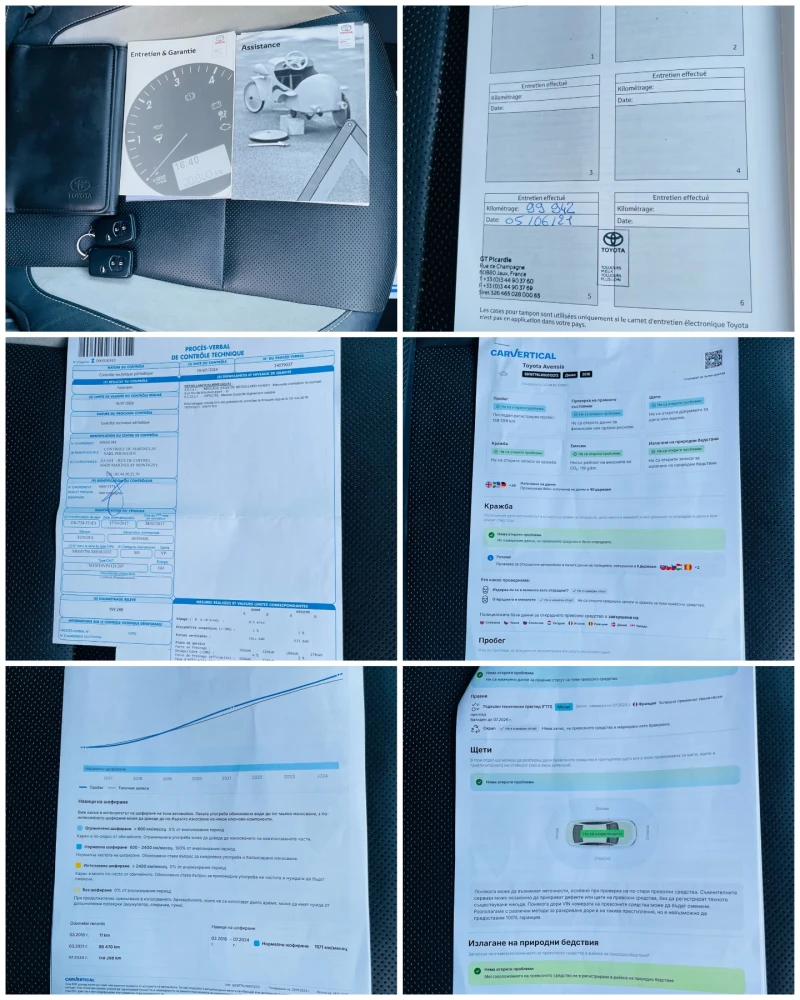 Toyota Avensis 2.0 D-4D Executive* Кожа* Камера* Сервизна книжка, снимка 15 - Автомобили и джипове - 52455343