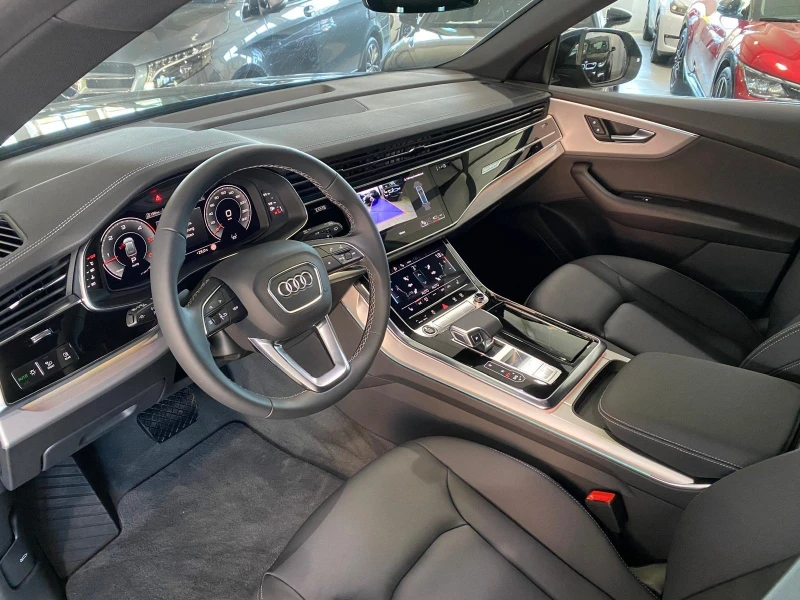 Audi Q8 45 TDI/S-LINE/QUATTRO/PANO/CAMERA/LED/BLACK OPTIC, снимка 9 - Автомобили и джипове - 51535791