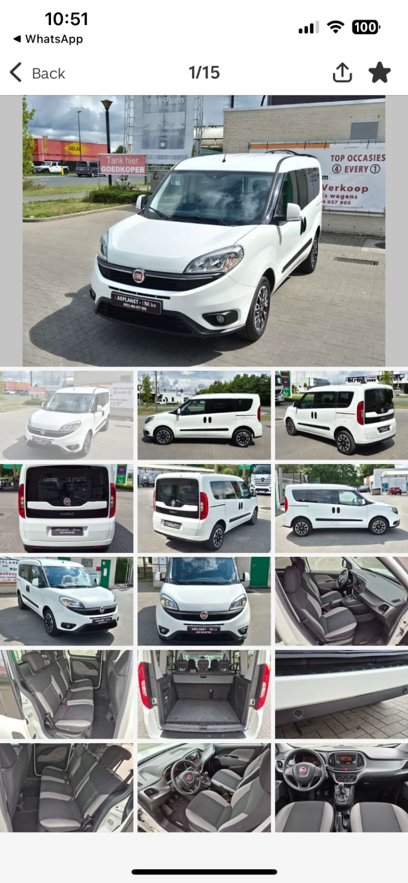 Fiat Doblo Пикап, снимка 5 - Автомобили и джипове - 52460517