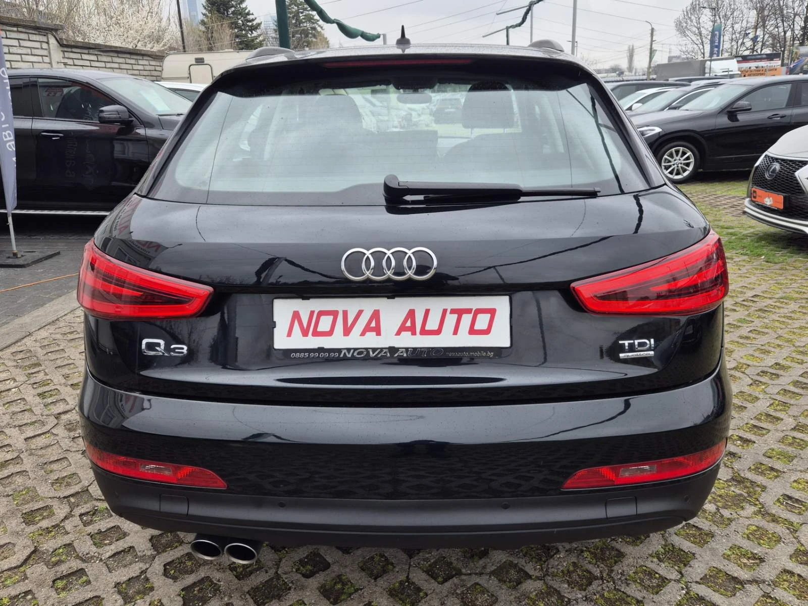 Audi Q3 2.0D-177кс-QUATTRO-ПАНОРАМА-LED, снимка 3 - Автомобили и джипове - 54057449