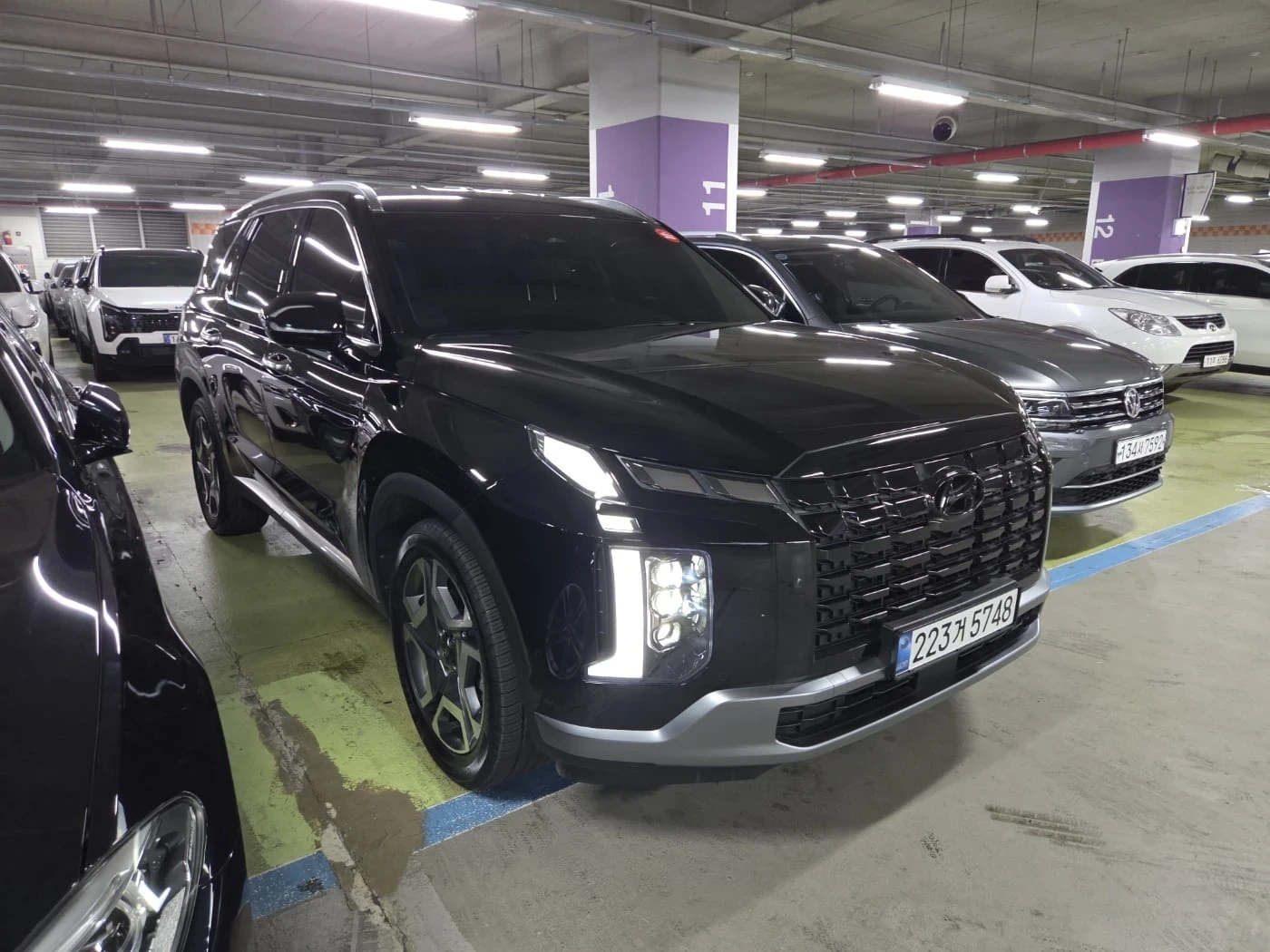 Hyundai Palisade Black Edition 4x4 Htrac 6+ 1 Регистриран в БГ, снимка 8 - Автомобили и джипове - 56216008