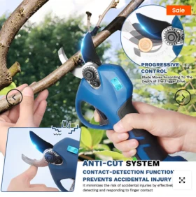 Специализирани машини Машини за лозя/овошки Професионална Акумулаторна Ножица SWANSOFT PRU-28, снимка 4