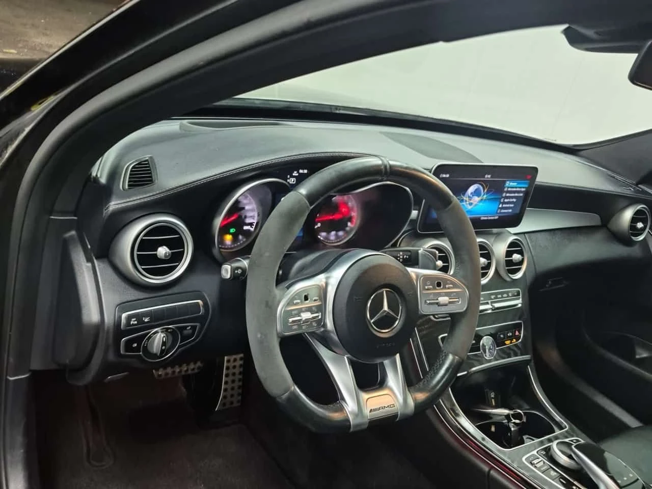 Mercedes-Benz C 43 AMG KEYLESS | ПАНО | 360 | HEAD-UP | BURMESTER, снимка 10 - Автомобили и джипове - 53954875