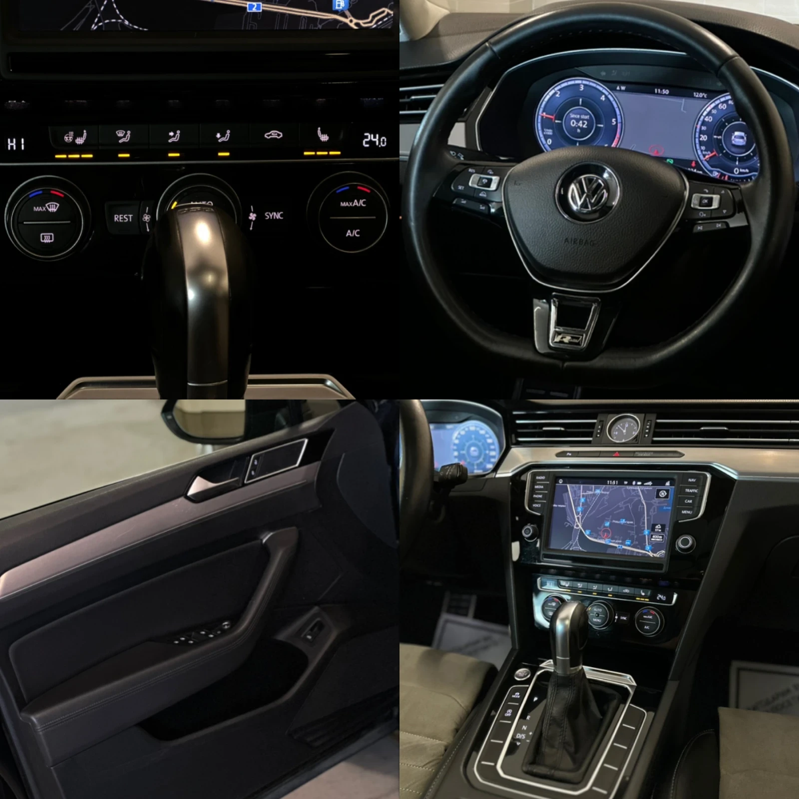 VW Passat R-Line//DIGITAL/Панорама/МАСАЖИ/ПOРЪЧКОВ/LED/FULL/, снимка 15 - Автомобили и джипове - 54068246