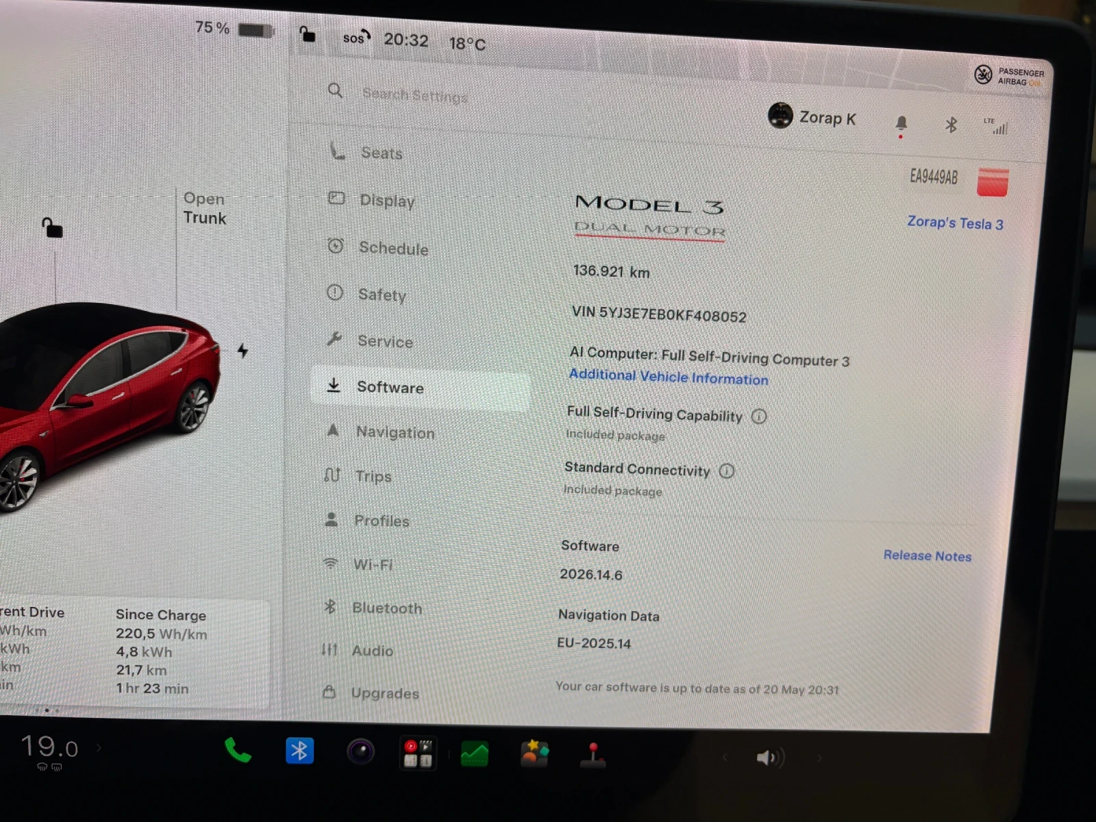 Tesla Model 3 Performance , снимка 12 - Автомобили и джипове - 54646862
