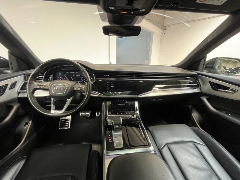 Audi Q8 286HP/S-LINE/SOFTCLOSE/HUD/MATRIX/NAVI/360/204v, снимка 9 - Автомобили и джипове - 49828095