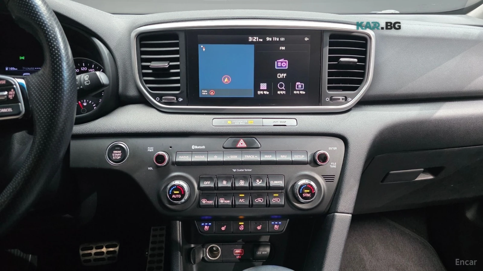 Kia Sportage ОБДУХВАНЕ* ПОДГРЕВ* КАМЕРА* СЛЕД НА ЛЕНТИ* , снимка 13 - Автомобили и джипове - 56290919