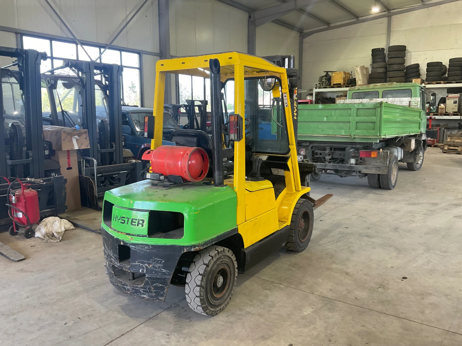Мотокар Hyster H3.20XML Изравнител Нов внос ! , снимка 3 - Индустриална техника - 54372456