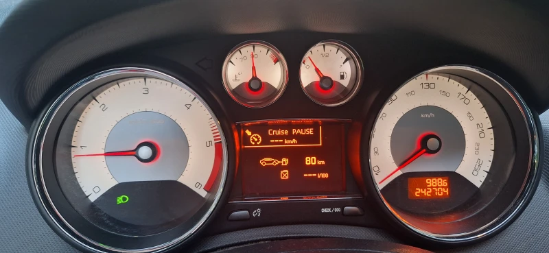 Peugeot 308 2.0 HDI PANORAMA, снимка 13 - Автомобили и джипове - 51597625