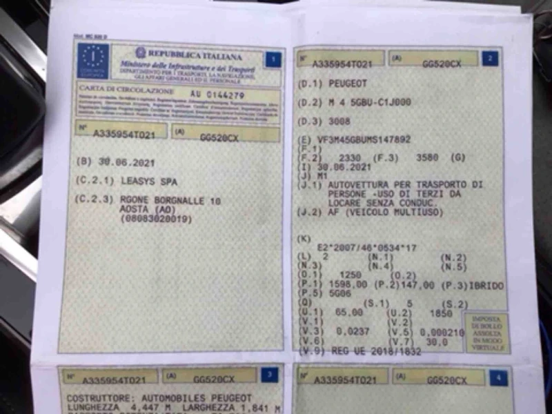 Peugeot 3008 GT LINE 4X4 FULL 300p.s., снимка 13 - Автомобили и джипове - 53480519