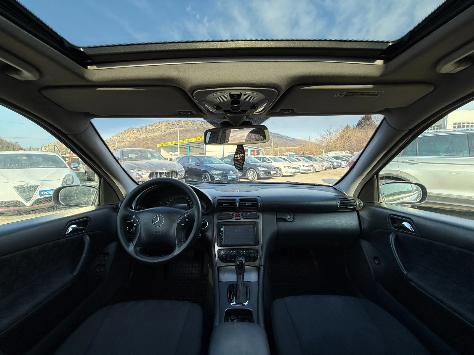 Mercedes-Benz C 220 2.2CDI-Автоматик-ел пакет-мулти медия-регистриран, снимка 12 - Автомобили и джипове - 53744388