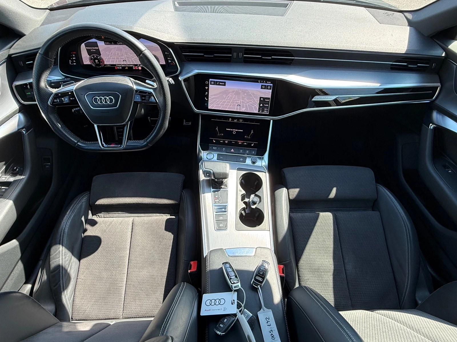 Audi A6 40TDI 2.0 QUATTRO 3XSLINE!100%РЕАЛНИ КИЛОМЕТРИ !! , снимка 11 - Автомобили и джипове - 54448540