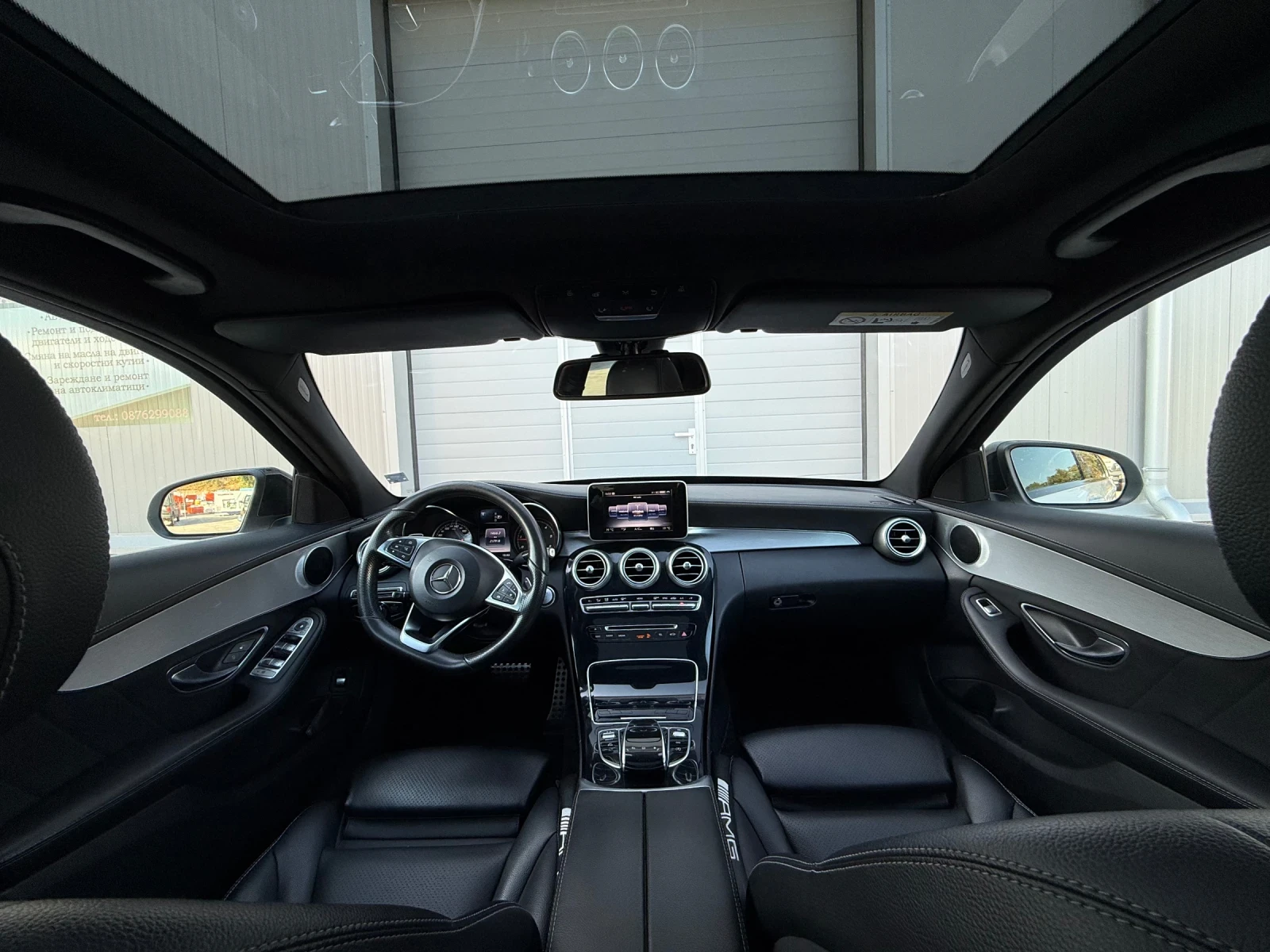 Mercedes-Benz C 220 AMG/ Panorama , снимка 8 - Автомобили и джипове - 55883786