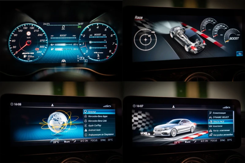 Mercedes-Benz C 63 AMG S, снимка 12 - Автомобили и джипове - 52657149