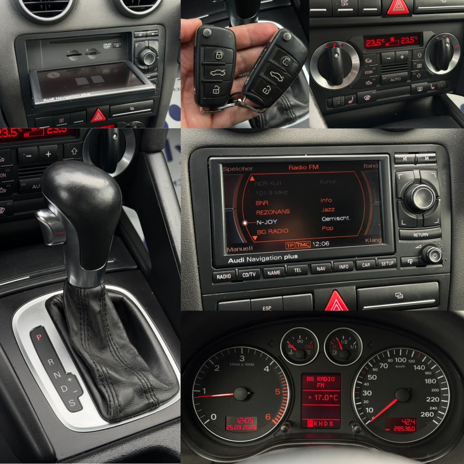 Audi A3 1.9TDI 105кс АВТОМАТИК НАВИ ПОДГРЕВ, снимка 17 - Автомобили и джипове - 56221805