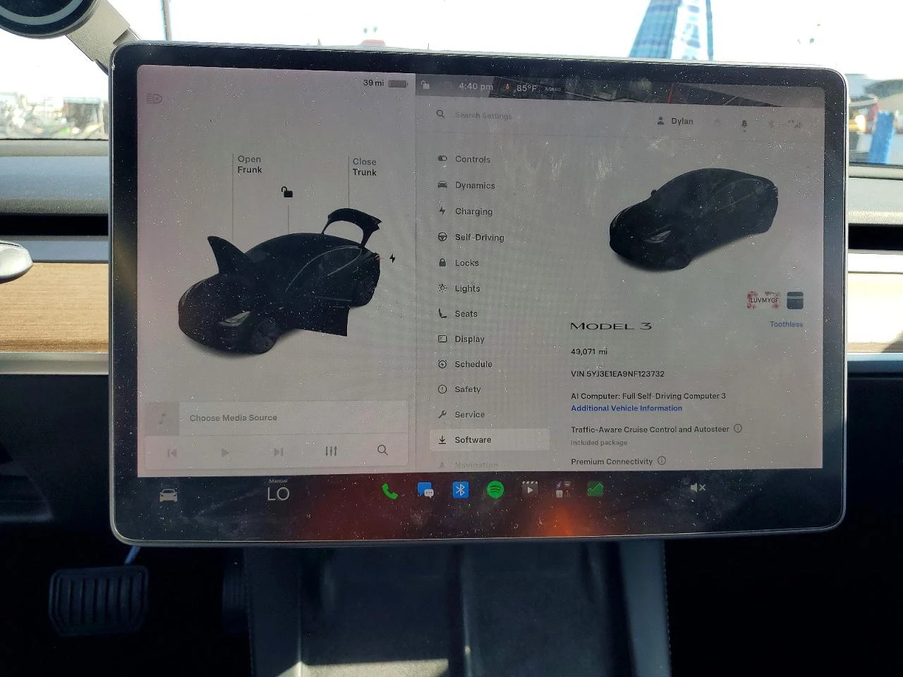 Tesla Model 3 LONG RANGE/RWD, снимка 9 - Автомобили и джипове - 56507968