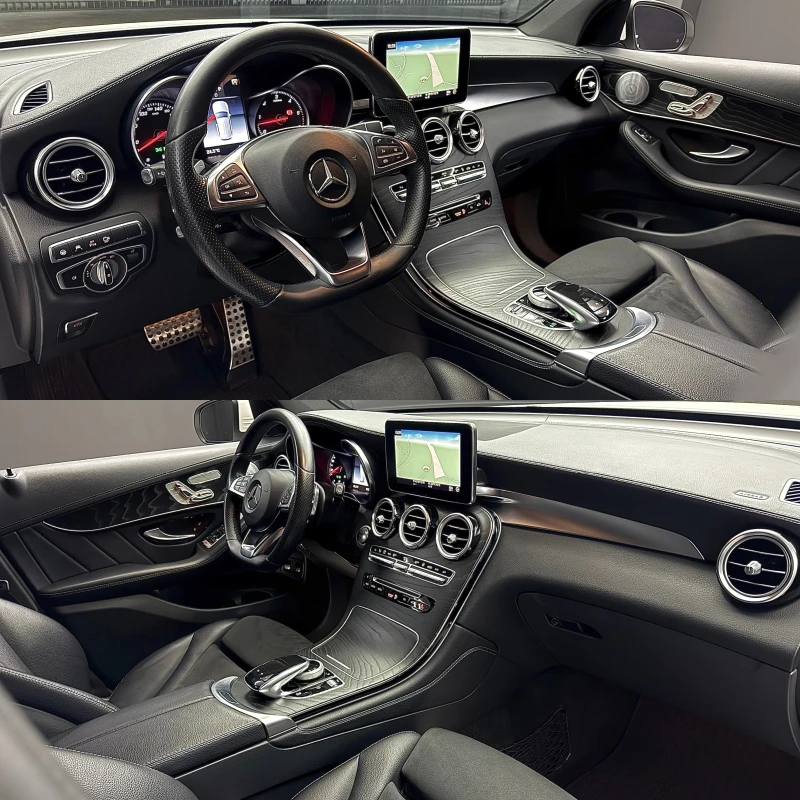 Mercedes-Benz GLC 350 d-AMG-9G-4M-Burmester-РЕАЛЕН ПРОБЕГ, снимка 6 - Автомобили и джипове - 51802076