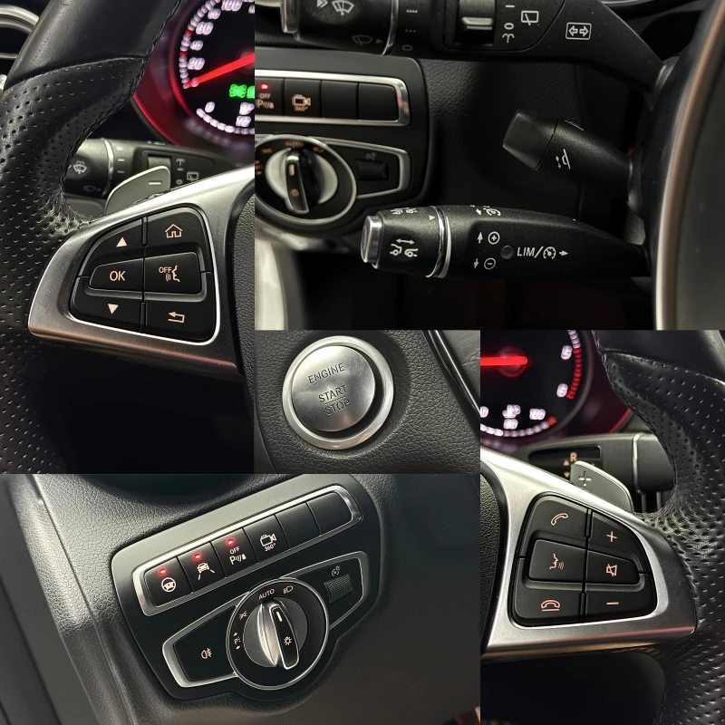 Mercedes-Benz GLC 350 d-AMG-9G-4M-Burmester-РЕАЛЕН ПРОБЕГ, снимка 11 - Автомобили и джипове - 51802076