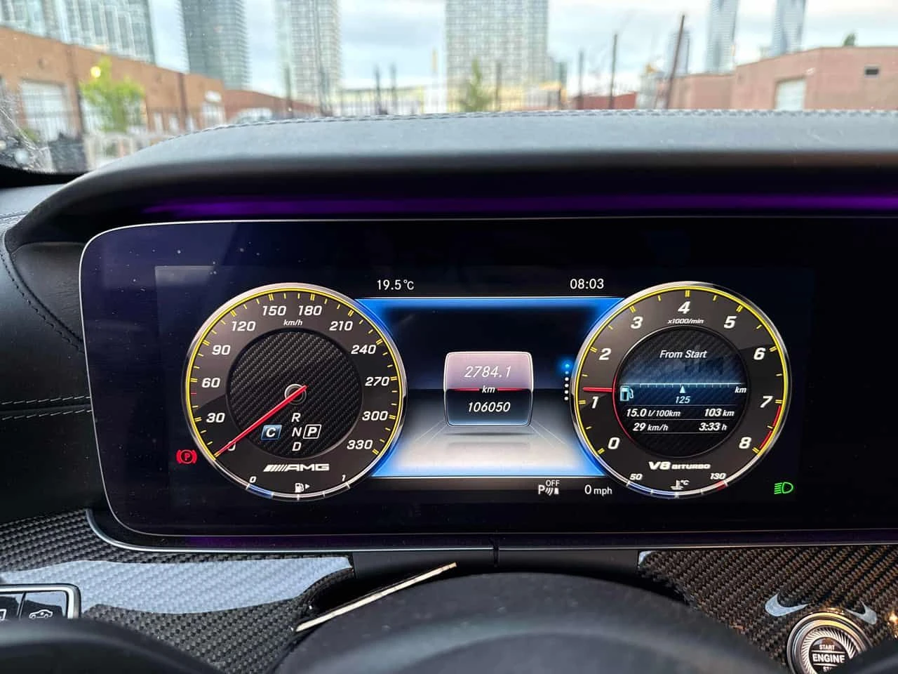 Mercedes-Benz E 63 AMG S/CARFAX/FULL MAX/ДИСТРОНИК/МАСАЖИ/360 КАМ/, снимка 7 - Автомобили и джипове - 55065022