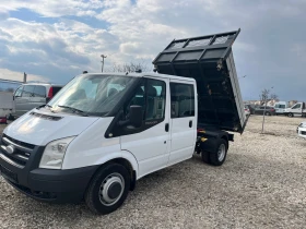 Ford Transit 2400кб 140кс ТРИСТРАНЕН 7 МЕСТА КЛИМА ВНОС ИТАЛИЯ, снимка 2