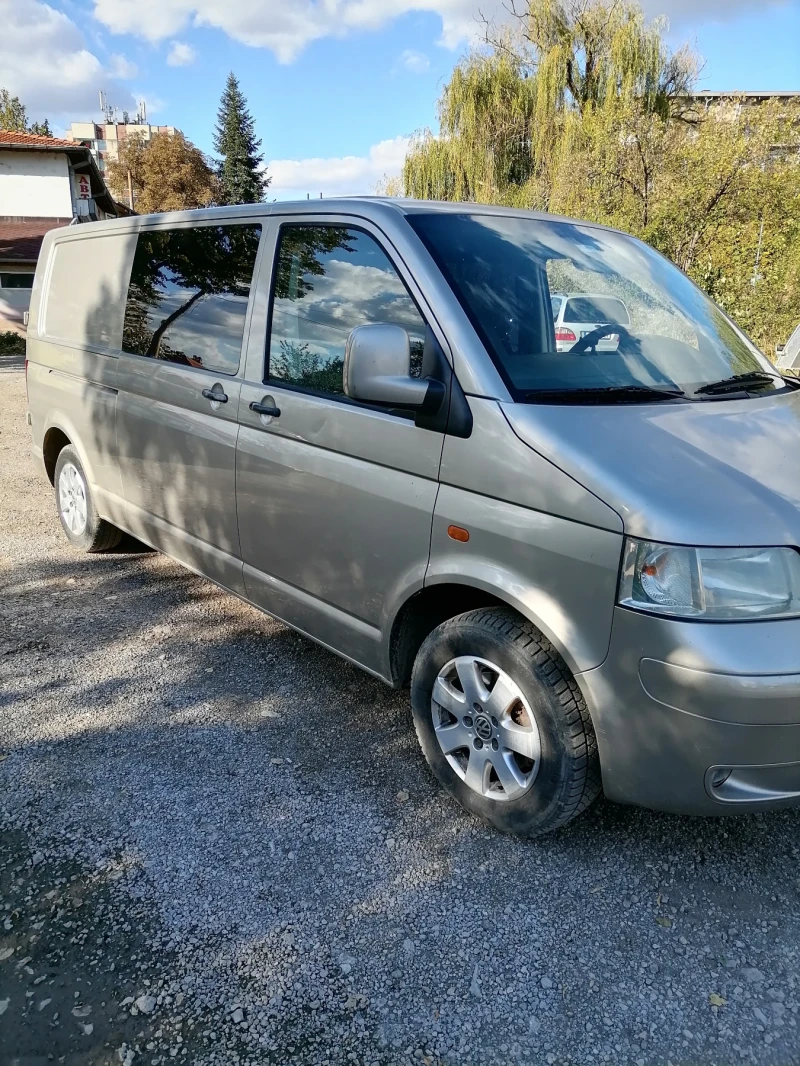 VW T5 2.5 TDl 174 kc Duble kabin Дълга база, снимка 4 - Бусове и автобуси - 48434258