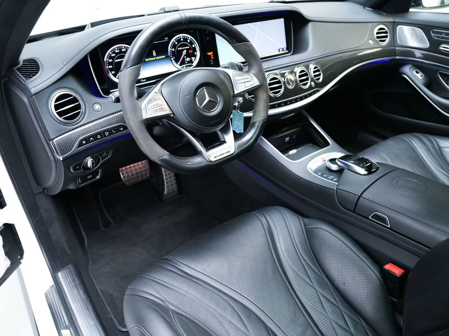 Mercedes-Benz S 63 AMG 4MATIC/585HP/L/NIGHT/PANO/360/BURM/MEMO/HUD/551q, снимка 6 - Автомобили и джипове - 55478198