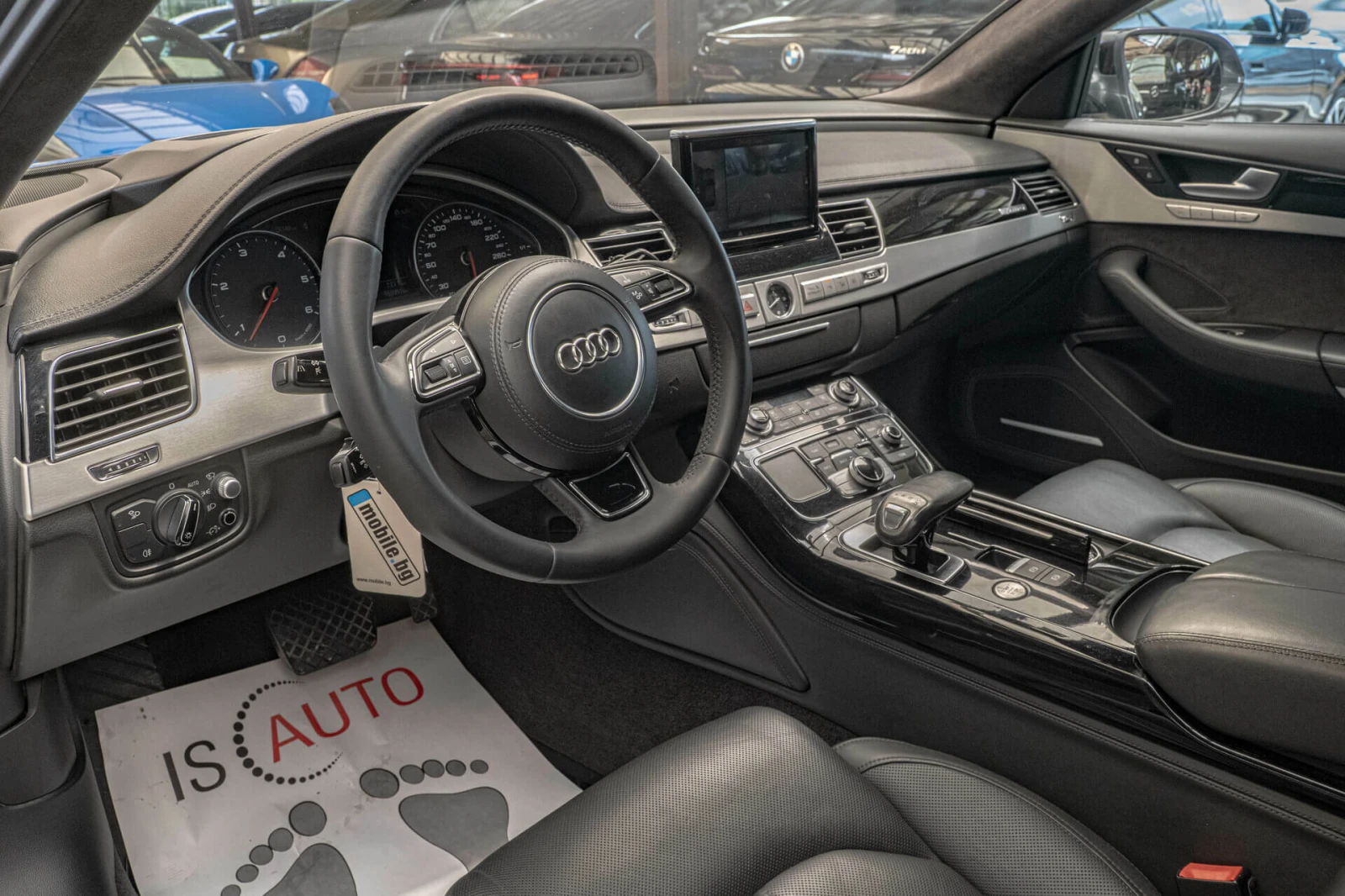 Audi A8 4.2TDI/Обдухване/BOSE/HuD/Обдухване/Алкантар/Камер, снимка 7 - Автомобили и джипове - 56201335