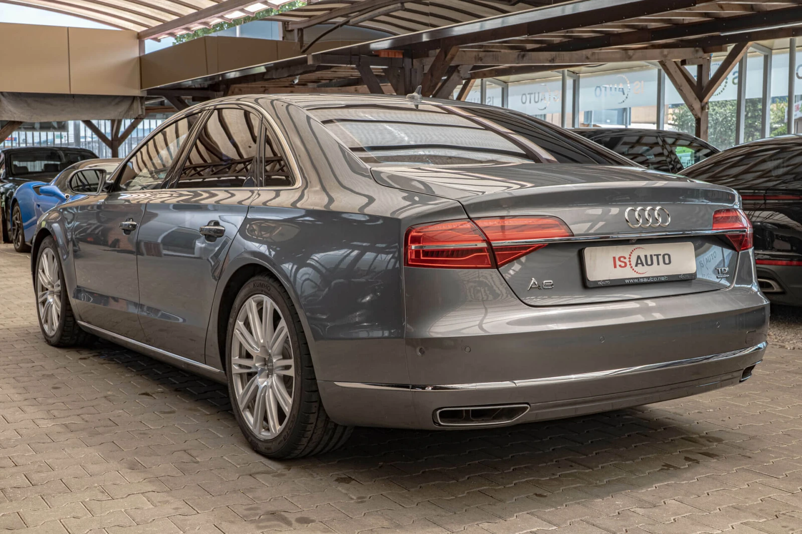Audi A8 4.2TDI/Обдухване/BOSE/HuD/Обдухване/Алкантар/Камер, снимка 5 - Автомобили и джипове - 56201335