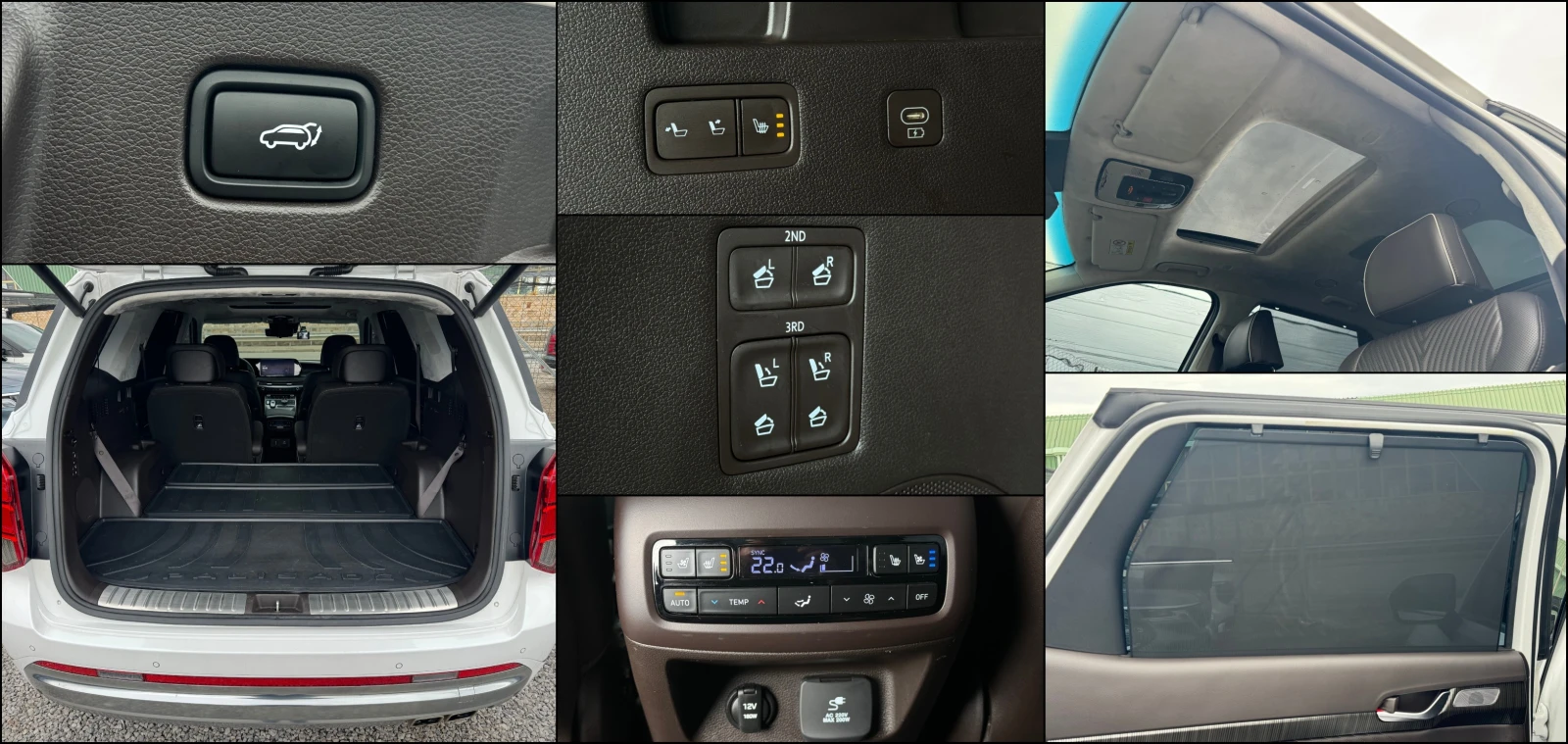 Hyundai Palisade 3.8 V6 ! 4WD ! Calligraphy !, снимка 17 - Автомобили и джипове - 54668170