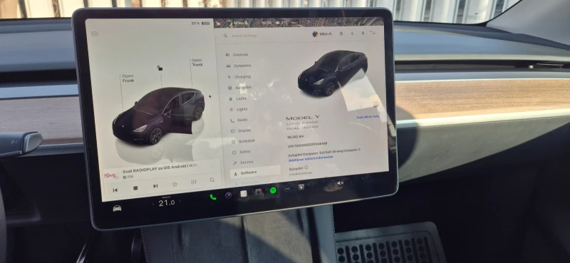 Tesla Model Y Dual Motor Long range , снимка 12 - Автомобили и джипове - 52882695