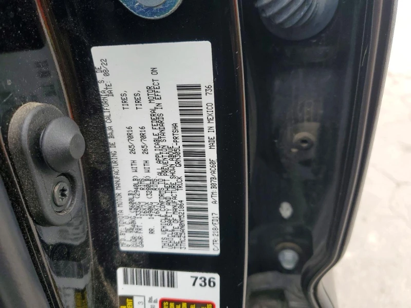 Toyota Tacoma DOUBLE CAB, снимка 12 - Автомобили и джипове - 53543264