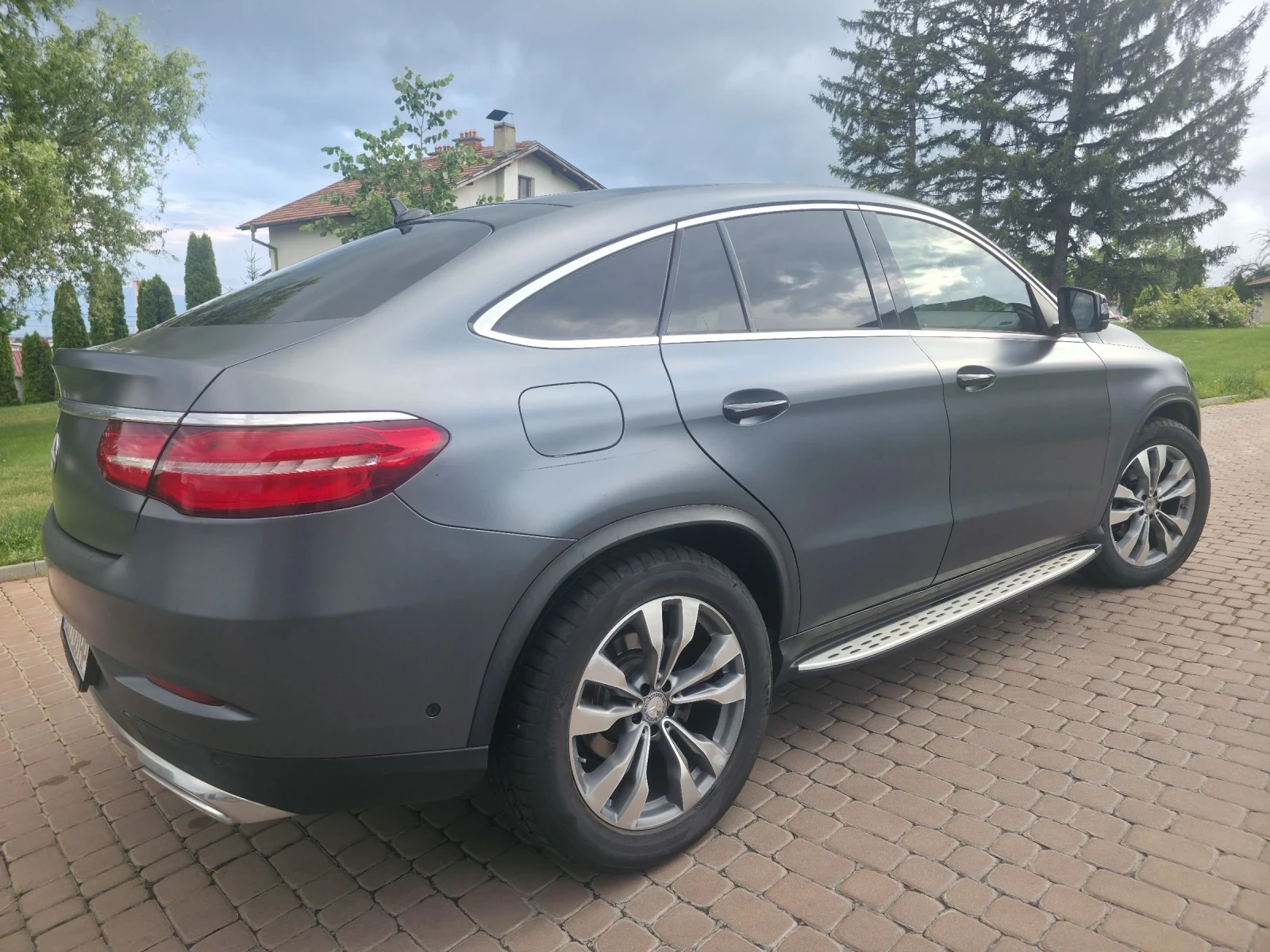 Mercedes-Benz GLE 350 4 Matic 200000км! Купе. С фолио сив графит, снимка 3 - Автомобили и джипове - 55015276