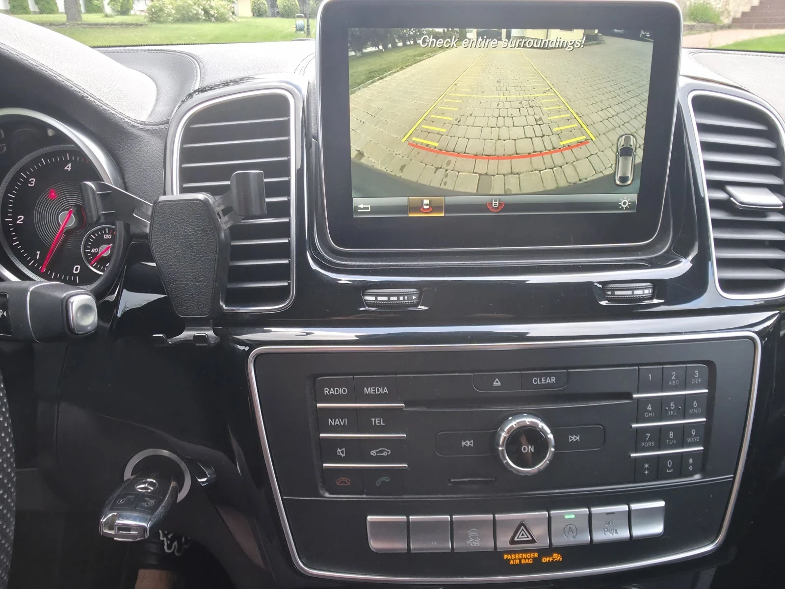 Mercedes-Benz GLE 350 4 Matic 200000км! Купе. С фолио сив графит, снимка 8 - Автомобили и джипове - 55015276