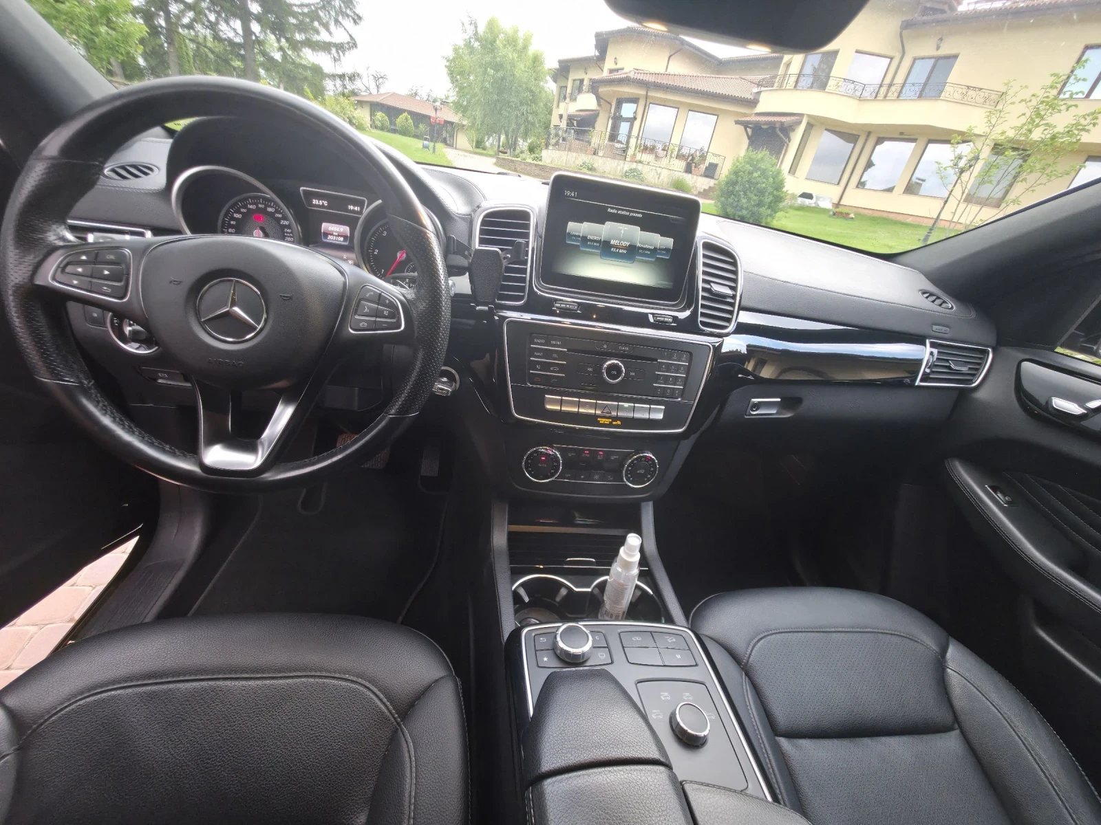Mercedes-Benz GLE 350 4 Matic 200000км! Купе. С фолио сив графит, снимка 6 - Автомобили и джипове - 55015276