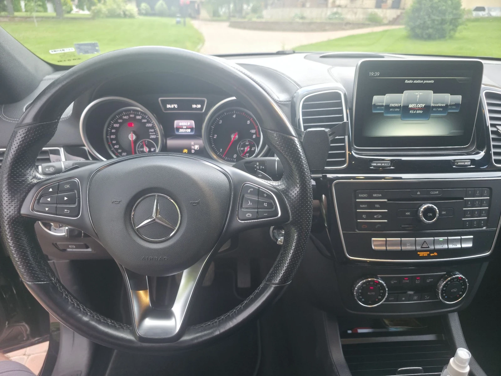 Mercedes-Benz GLE 350 4 Matic 200000км! Купе. С фолио сив графит, снимка 7 - Автомобили и джипове - 55015276